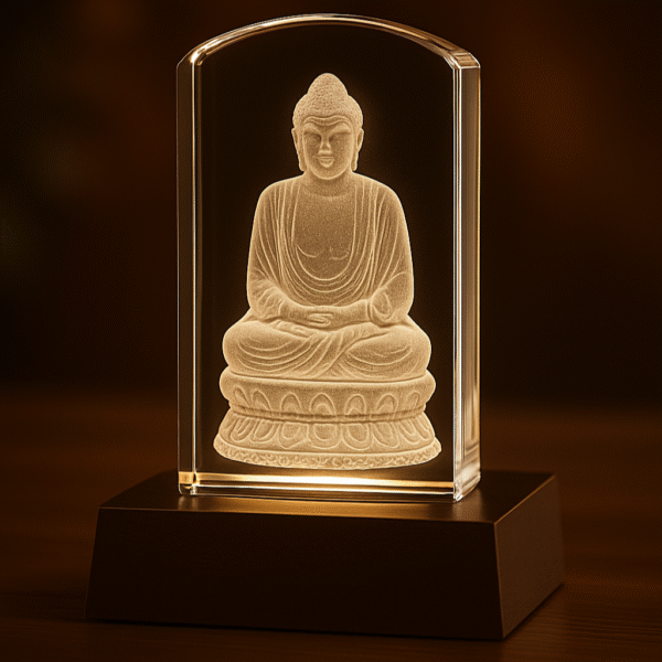 Buddha 3D Kristall