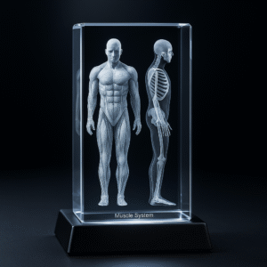 Anatomiska 3D kristaller