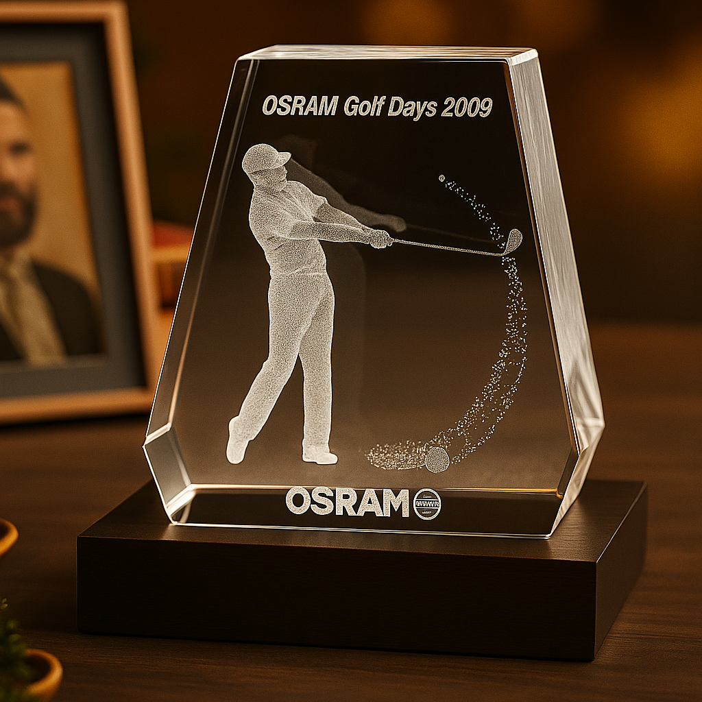 Atrium Award Fotokristall Golfer OSRAM