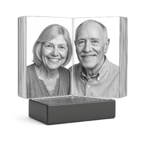 2D Fotokristallbok av Crafted In Crystal