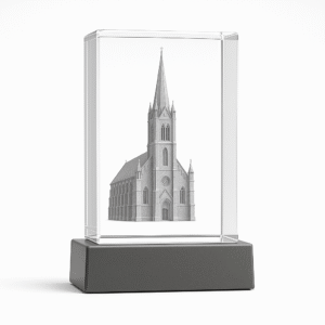 Religiösa 3D Kristaller